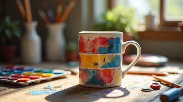 Conseils pour créer un mug personnalisé avec un visuel résistant
